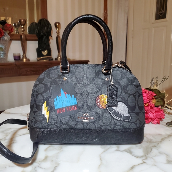 Coach Space  Patched Bag - Picture 6 of 13